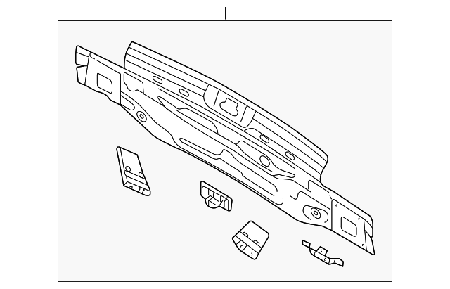 Rear Body Panel 1K6-813-301-B - View 2