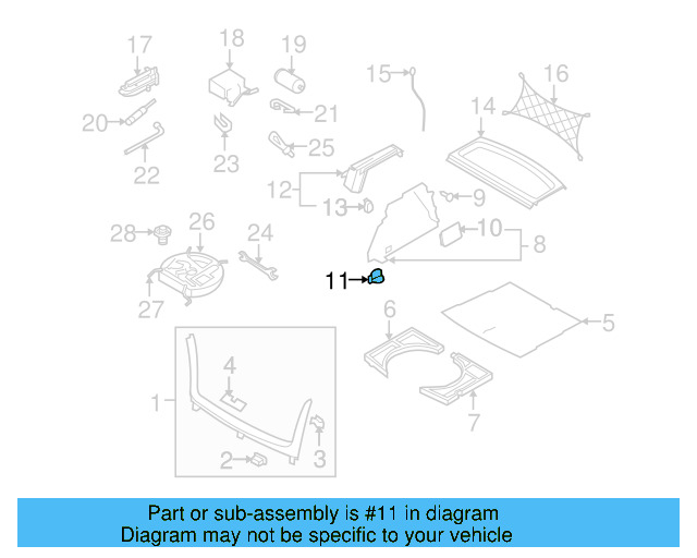 Tie Down Hook 1J0-804-299 - View 42