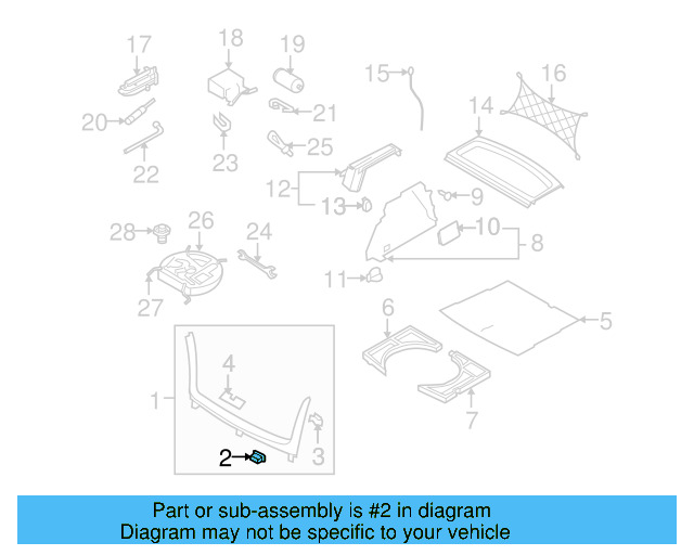 Tie Down Hook 1J0-804-299 - View 43