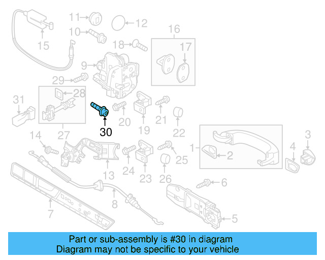 Door Check Bolt WHT-002-109 - View 83