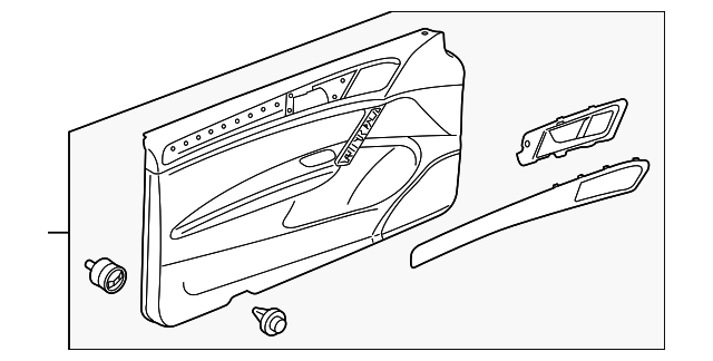 Door Trim Panel 5GM-867-012-BB-XTS