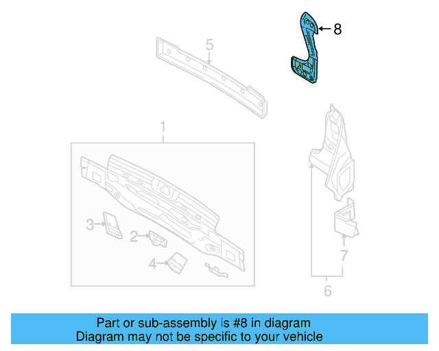 Reinforcement 1K6-813-332 - View 3