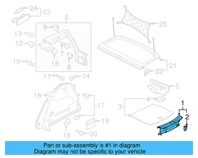 Upper Quarter Trim 5G4-867-287-D-Y20 - View 2