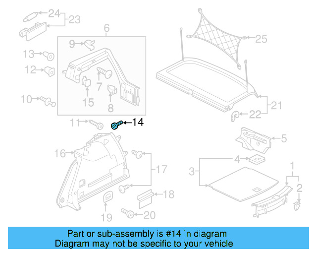 Side Trim Rivet N-911-585-01