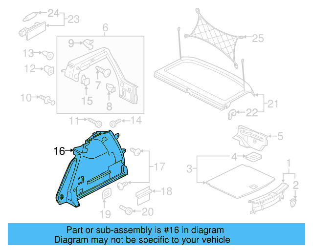 Wheelhouse Trim 5GM-867-427-A-CA9 - View 5
