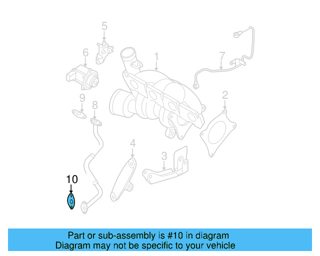 Return Line Gasket 058-145-757-A - View 11