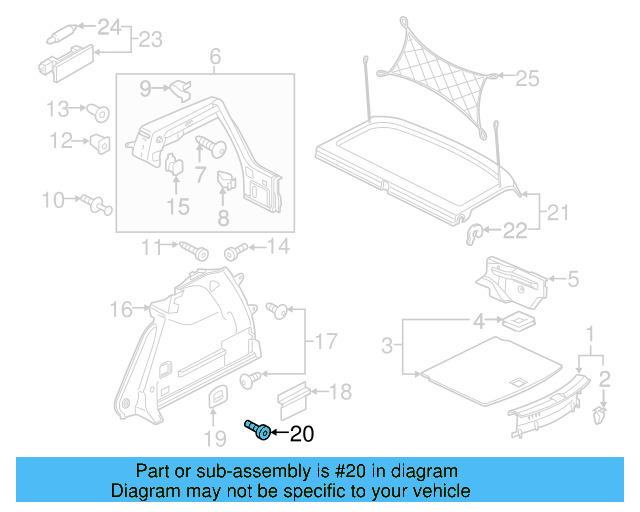 Tie Down Hook Screw N-912-061-01 - View 9
