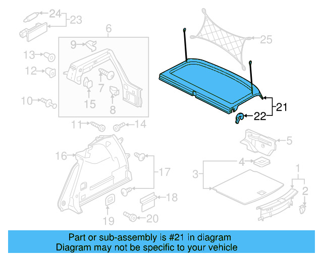 Tonneau Cover 5GM-867-769-D-EH8 - View 6
