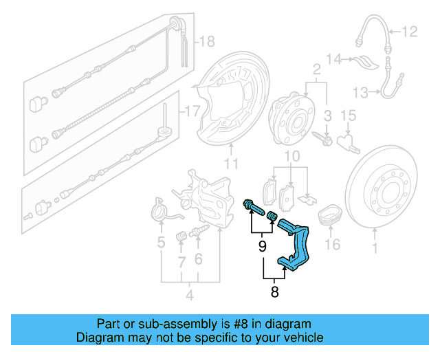 Disc Brake Caliper Pin Boot 1K0-698-470 - View 34