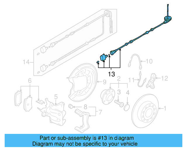 ABS Sensor Wire 1K0-927-904-AR - View 37