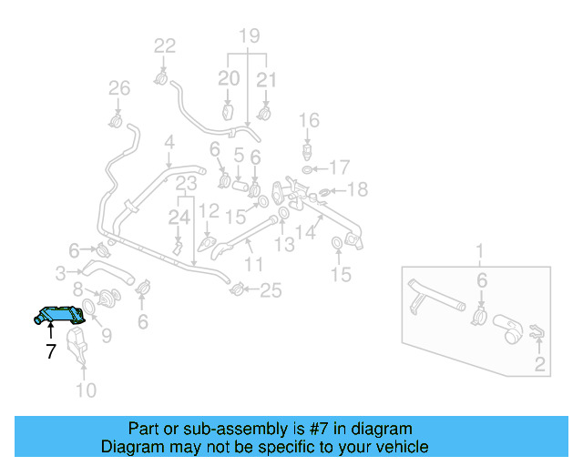 Thermostat Housing 077-121-121-D - View 6