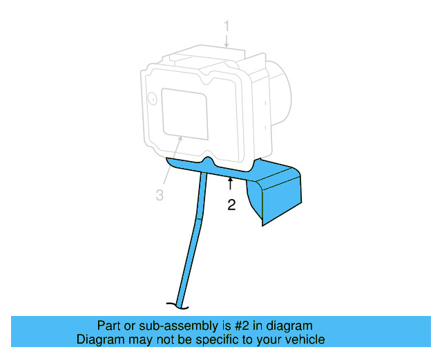 Modulator Bracket 7B0-614-235-A - View 3