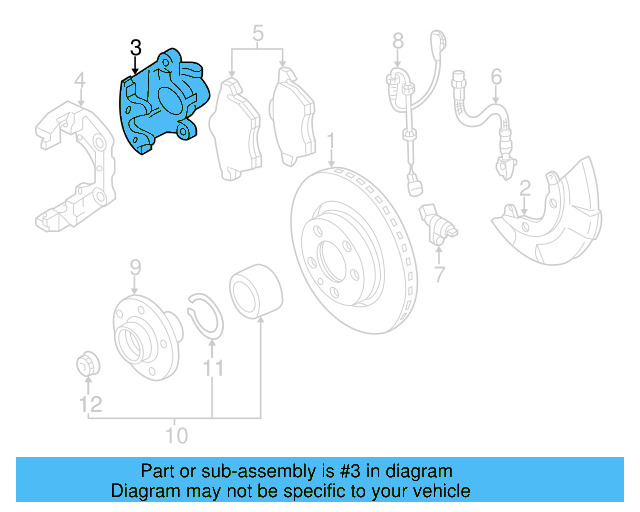 Disc Brake Caliper 1J0-615-124-D - View 22