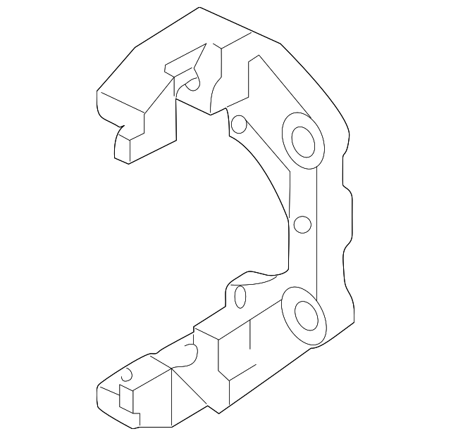 Disc Brake Caliper Bracket 3B0-615-125 - View 3