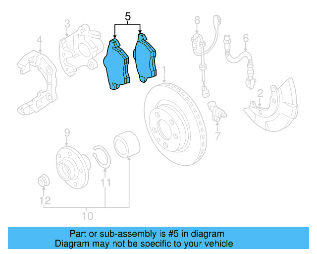 Brake Lining 1J0-698-151-Q - View 10