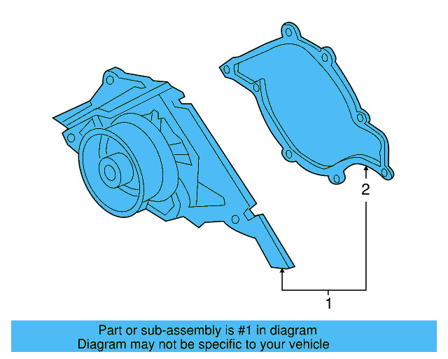 Water Pump 077-121-004-P - View 8
