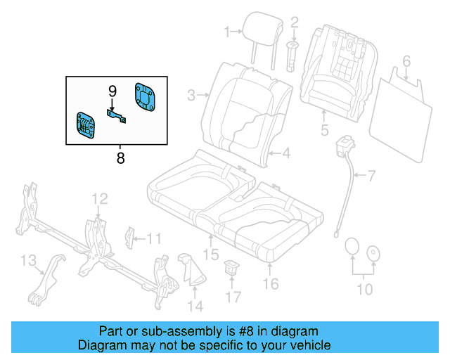 Trim Assembly 8J8-885-943-82V - View 2