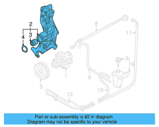 Mount Bracket 06B-903-141-H - View 3