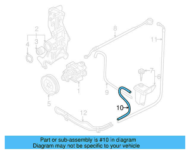 Return Hose 8D0-422-891-C - View 5