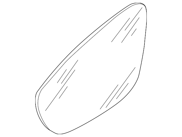 Mirror Glass 3C8-857-521-B