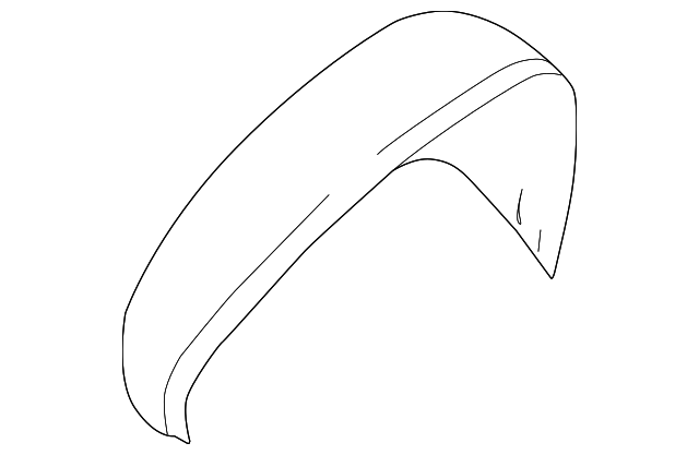 Mirror Cover (Unpainted) 3c8857538gru - View 3