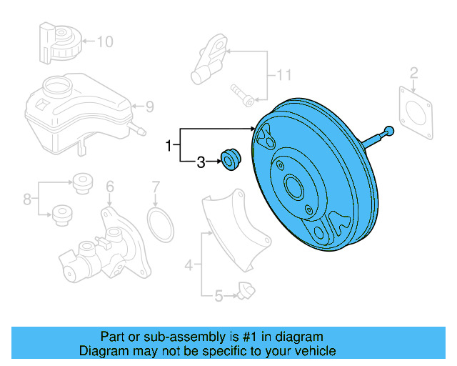 Power Booster 3C1-614-106-Q - View 6
