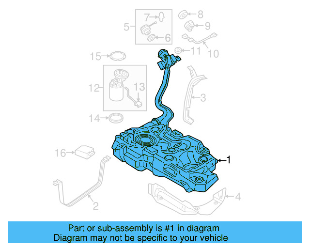 Fuel Tank 5Q0-201-060-CK - View 6