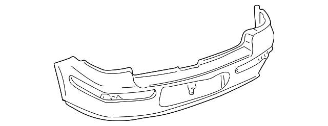 Bumper Cover (Unpainted) 1j5807417bgru - View 5