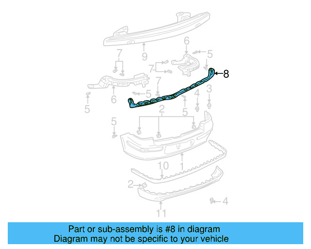 Rear Body Panel Bracket 1J0-813-743 - View 20