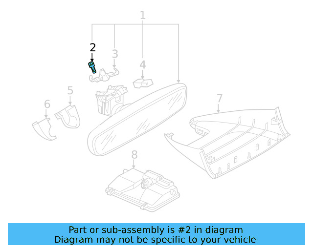 Mirror Inside Bolt N-106-133-01 - View 11