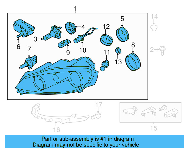 Composite Headlamp 5K0-941-005-C - View 16