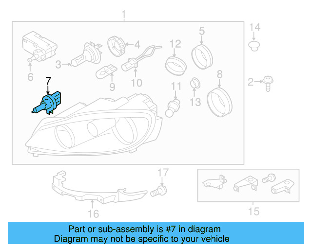 High Beam Bulb N-107-333-01 - View 9
