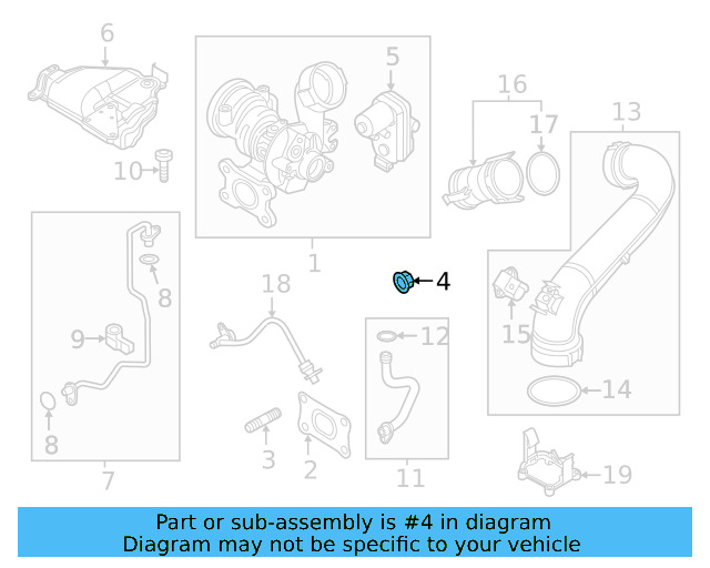 Turbocharger Lock Nut WHT-000-001-N - View 5