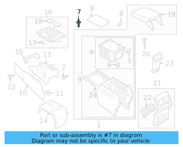 Side Trim Panel Screw N-906-986-06 - View 110