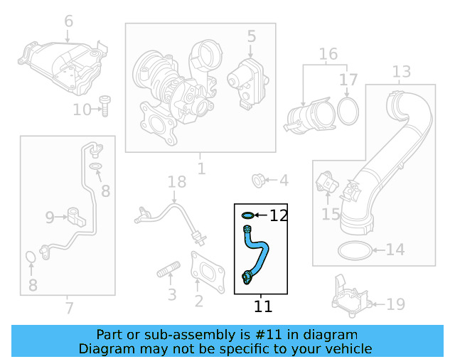Oil Return Tube 04E-145-735-AC - View 7