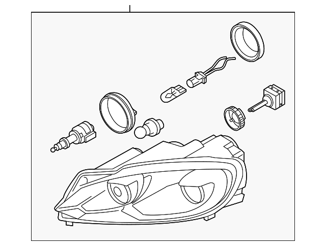 Composite Headlamp 5K0-941-005-C - View 2
