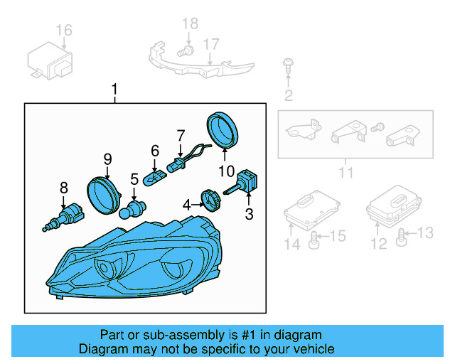 Composite Headlamp 5K0-941-005-C - View 4