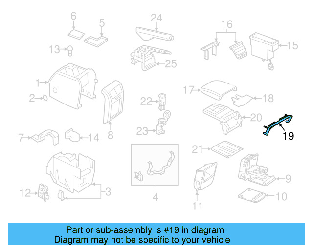 12 Volt Accessory Power Outlet Housing 1K0-919-341-B - View 6
