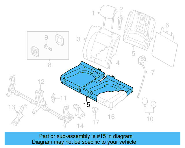 Release Handle 8T0-882-617-82V
