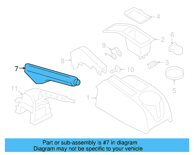 Park Brake Handle 1K0-711-461-C-82V - View 12