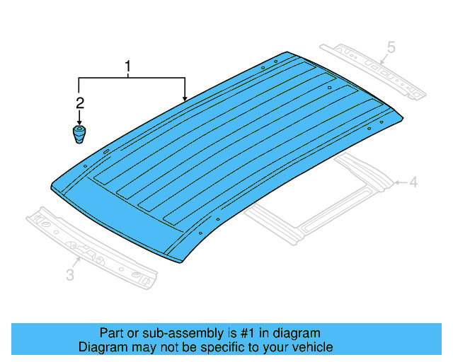 Roof Panel 3CN-817-101-B - View 4