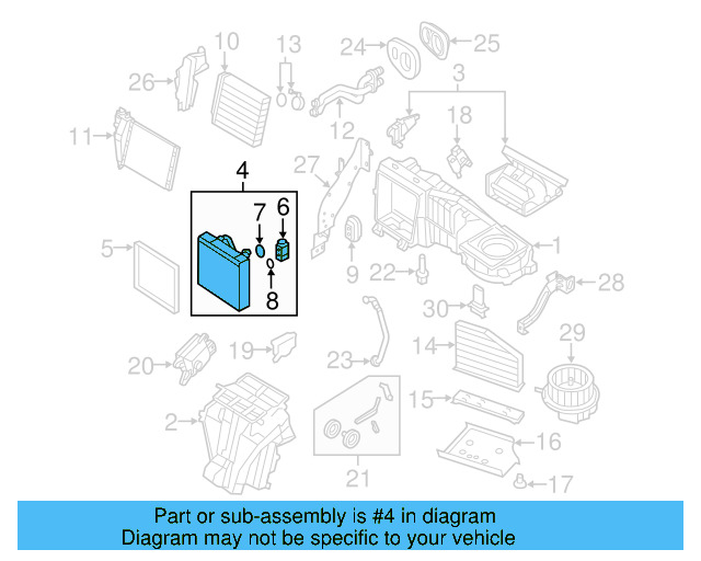 Evaporator Core 1K1-820-103-E - View 29