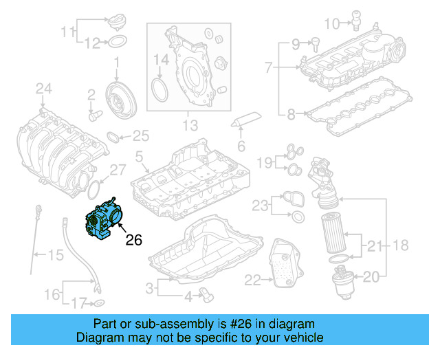Throttle Body 07K-133-062-A - View 7