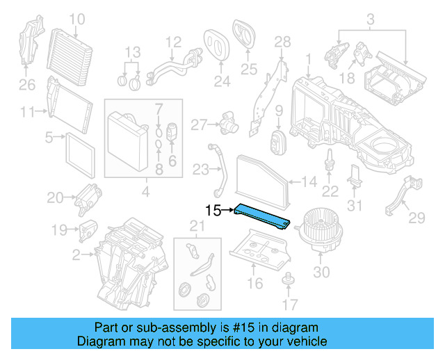 Filter Element Holder 3C0-819-422 - View 15