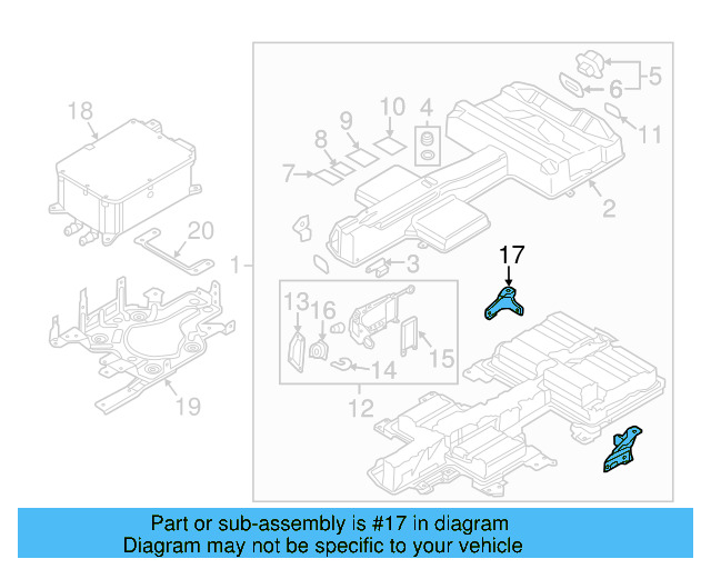 Bracket 5QE-803-642-C - View 3