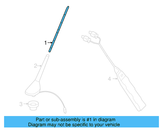 Antenna Mast 1J0-035-849-E - View 13