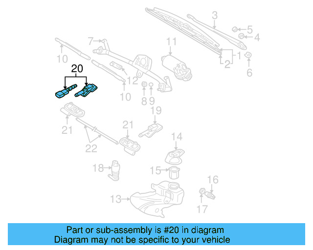 Nozzle 6E0-955-985-B - View 22