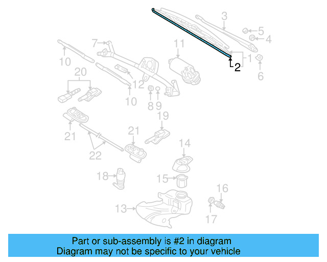 Back Glass Wiper Blade Refill 895-955-429-A - View 18