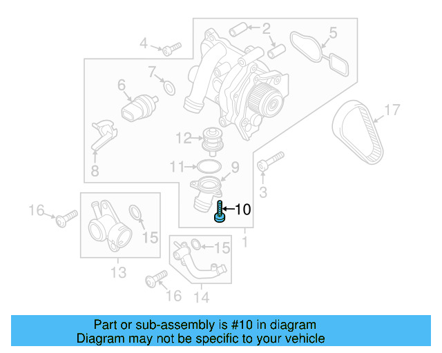 Temp Sensor Retainer Spring 06H-121-142-C - View 15