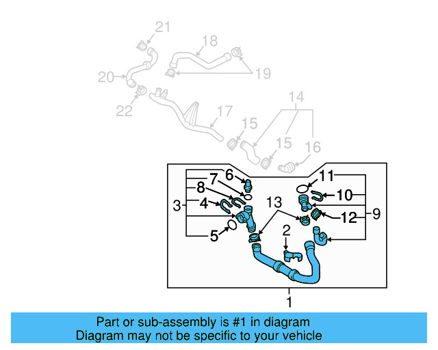 Lower Hose 5Q0-122-051-EG - View 13